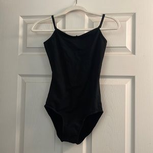 Black one piece bathing suit